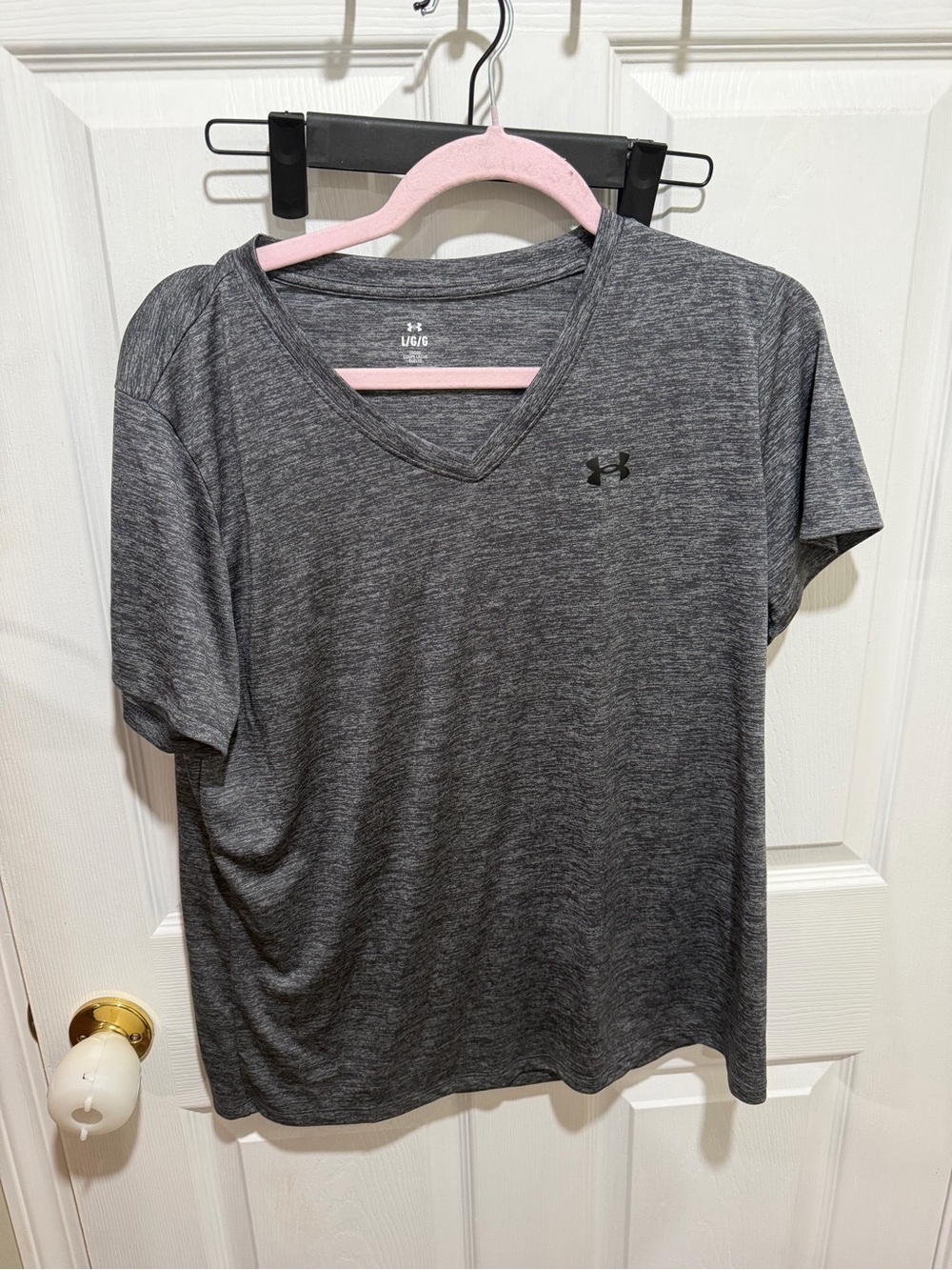 Under Armour Men’s Gray V-Neck Performance T-Shirt